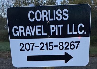 Corliss Gravel Pit Sign